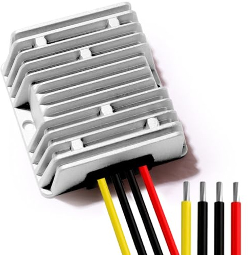 DC 24V to DC 12V Power Converter 30A 360W Step Down Converter Voltage Reducer Waterproof Transformer Power Supply Module Power Adapter for Car/Truck/Solar System/LED Systems