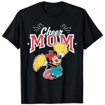 Disney Cheer Mom Cheerleading Team Competition Minnie Mouse T-Shirt