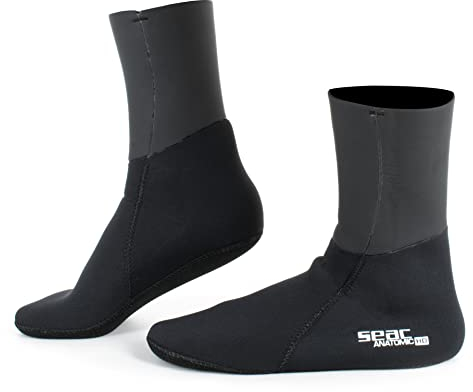 SEAC Anatomic, Neoprensocken, Thermosocke für Apnoe und Tauchen mit Tauchflossen