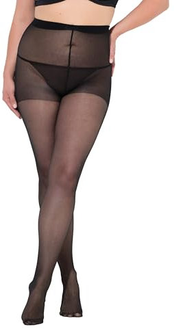 ULLA POPKEN Reggiseno Con Ferretto, Coppa Morbida Donna, Nero, 7C