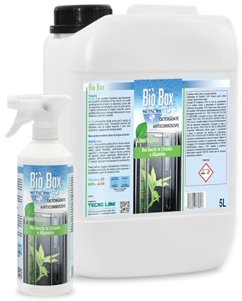 Reiniger Bio Korrosionsschutz für Duschkabine + Sprühflasche für die Ladekabel. Bio Box 5 Lt. Sofortiger Versand