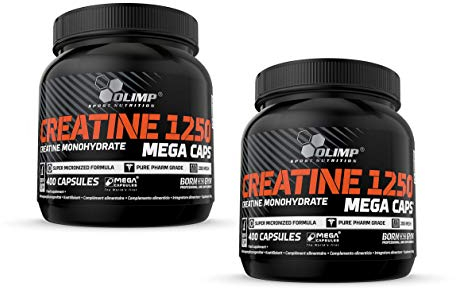 Olimp Creatine 1250 Mega Caps, 800 Kapseln, 2er Pack (2 x 560 g)