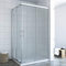 Duschkabine Eckeinstieg 90x75 x 185 cm Schiebetür Eckdusche Duschabtrennung Duschtrennwand Glaswand Duschwand Glas Duschtür Eck Dusche ESG Echtglas Sicherheitsglas ohne Duschtasse | AQUABATOS
