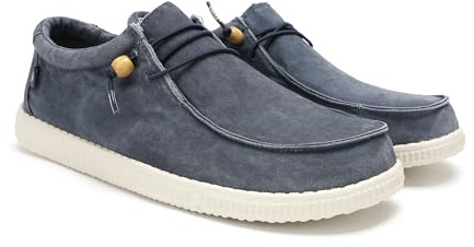WALK IN PITAS | WP150 WALLABI Washed | Mocasines de Hombre | Náuticos Casual | Zapatillas de Tela | Zapatos sin Cordones | Deportivas Casuales | Calzado de Walkinpitas | Periscope 43
