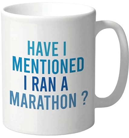 Wanky Candles Funny Have I Mentioned I Ran A Marathon Mug, CMUG252 | For Her Him, Banter Secret Santa, Joke Cup Novelty, Runner Athlete Running,