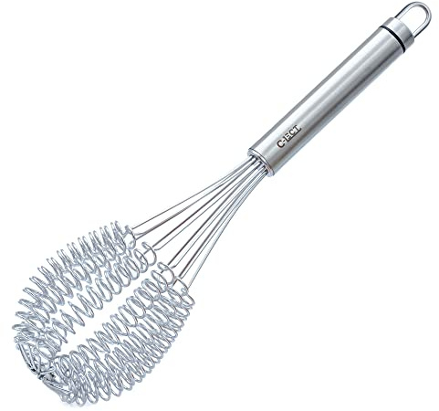 C-LECT Rapid Whisk - Premium Stainless Steel Whisk for Faster, Foamier Results - Rust-Free & Dishwasher Safe - Versatile Kitchen Tool for Cream, Sauces, Eggs, and More