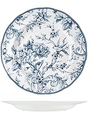 H&H set 6 piatti frutta Kensington in porcellana cm 22