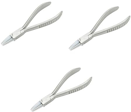 DOITOOL 3 Stücke Starke Robuste Zangen Für Brillengestelle Optiker-reparatur-werkzeug Stahl Mini Zangen Für Und Handwerk