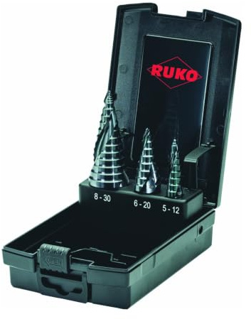 AGHASA RUKO-101626PRO-Jgo.3 Stufenbohrer, FlowSTEP