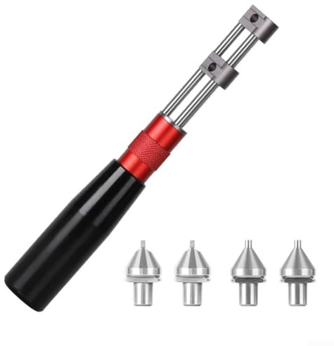 DAZZLEEX Abridor de relojes Llave de extracción de cubierta trasera Herramienta profesional Abridor de relojes de dos garras extendido Abridor de relojes para reparación y reparaciones