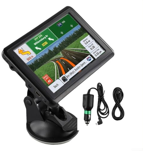 5 Inch GPS Navigator Device, 8GB+128MB Car Truck Navigation System with UK Maps High Definition, Portable Multimedia Player