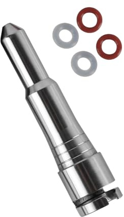 Laroal Ugello Vapore per Macchina da caffè Ugello Lancia Vapore in Acciaio Inox per ECP3420 310 330 EC680 685 EC9335 9665 Beccuccio per Macchina da caffè con Anello in Gomma