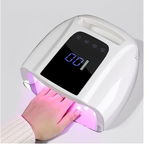Lampada LED Unghie, Lampada for unghie UV a LED Lampada for unghie ricaricabile con manico Essiccatore for smalto gel senza fili Luce a LED for unghie Lampada a LED UV for unghie senza fili,per unghi