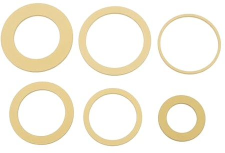 LT Easiyl Lot de 6 bagues d'adaptation en laiton pour lame de scie | 25,4 x 20 mm, 25,4 x 16 mm, 22 x 20 mm, 22 x 16 mm, 20 x 16 mm et 16 x 10 mm