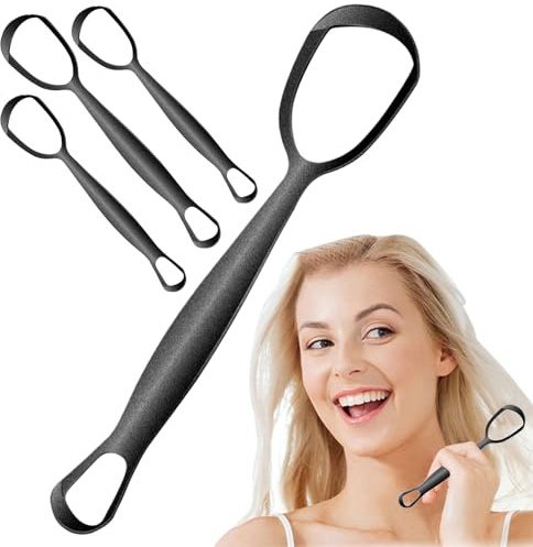 3PCS Tongue Scraper, Metal Pulisci Lingua, Raschietto Lingua, Acciaio Inox Nettalingua, Per Pulizia Della Bocca, Ridurre Il Cattivo Respiro, Facile Da Usare E Lavare, 3 Colori, 15.5 × 3.8 Cm