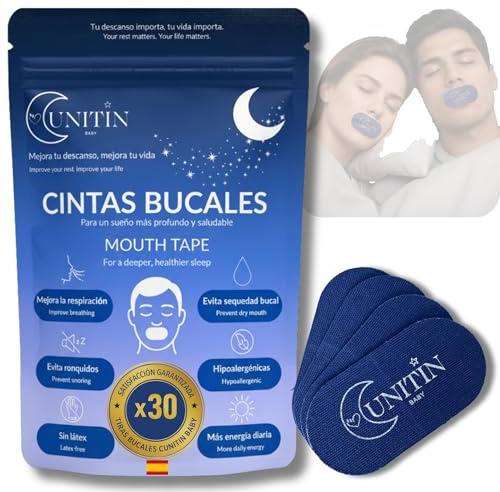 30 Tiras Bucales para Dormir Antironquidos