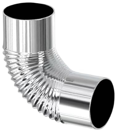 Chimney Pipe,90-Degree Elbow Burner Gear,Stainless Steel Stove Pipe - for Camping Outside Backyard House Fireplace BBQ Picnic Grilling Burning