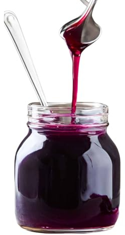 Sciroppo di Mirtillo 1L - Concentrato Antiossidante Naturale per Bevande e Dessert | Supporto Cardiovascolare e Digestivo | Gusto Intenso e Fruttato.