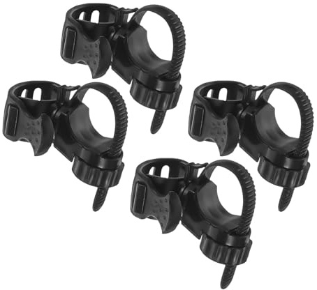 HYTROVE 4 Stück Stockhalter aus Gummi für Rollstuhl und Elektromobil Sicherer und Leichter Gehstockhalter zur Aufbewahrung von Krücken und Gehstöcken für Senioren