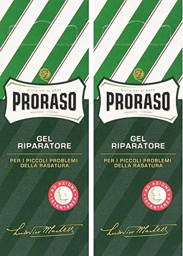 Proraso Gel reparation efter rakning – set om 2 x 10 ml