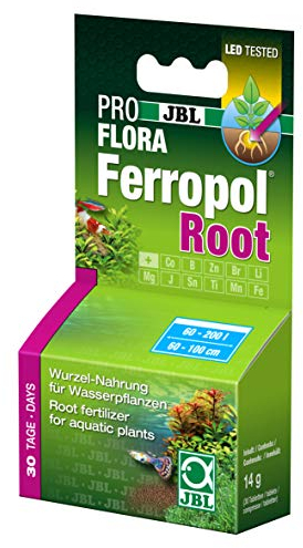 JBL Ferropol Root, Fertiliser tablets for strong plant roots in the aquarium, beige, 14 g (1er Pack)