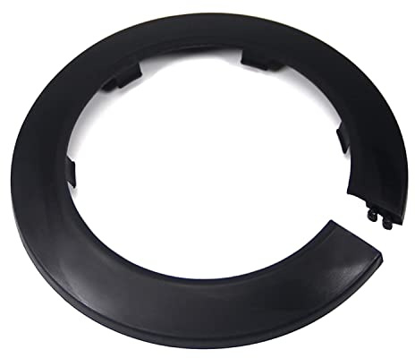 MroMax Passend für 8,9 cm schwarze Kunststoff-PP-Rohrabdeckung, 90 mm, 1 Stück, Flansch, Wasserrohr, Heizkörper-Dekoration, Rosettenring, Schnappkappe für Abfluss- und Entlüftungsrohre, um Lücken zu