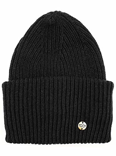 Zwillingsherz Slouch-Beanie-Mütze - Hochwertige Strickmütze für Damen Mädchen Jungen - Hat - Unisex - One Size - warm und weich im Sommer Herbst und Winter - nachhaltig Grobstrick