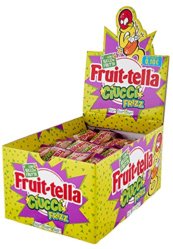 Fruittella Ciuccio Frizz, Caramelle Gommose Frizzanti, Gusto Frutti Assortiti, Idee Regalo per Compleanni e Feste, Box da 150 pezzi Incartati Singolarmente