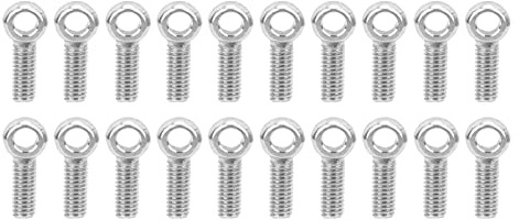 Les-Theresa 20 piezas de perno de ojo de elevación 304 de acero inoxidable anticorrosión para maquinaria pesada hombro M6