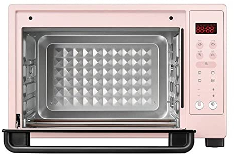 Four à convection 35L, cuisson à la vapeur et cuisson au four électrique horizontal intégré, petit four à pain automatique Smart Button Home, plateau ramasse-miettes amovible, cuisson, chauffage, fa