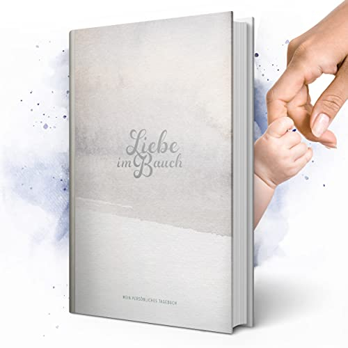Minilino - Schwangerschaftstagebuch [ + GRATIS RATGEBER | e-book ] perfekter Begleiter der Schwangerschaft, Platz für Fotos, Gedanken & Erinnerungen - Geschenk geeignet - JOURNAL FÜR WERDENDE MÜTTER