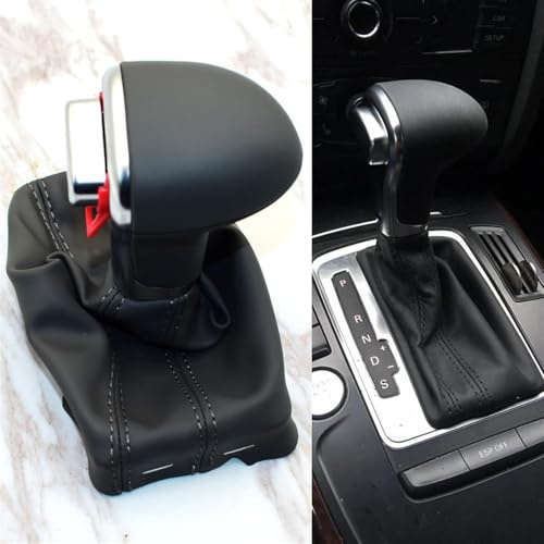 Auto Automatik Schaltknauf für A6 C6 A3 A4 B8 A5 Q5 Q7 2009 2010 2011 2012 2013 2014 Schaltknauf Boot(Schwarz)