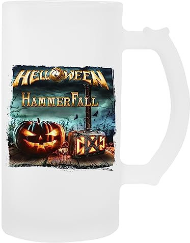 Helloween Hammerfall Live United Forces Tour Glasbierkrug Umweltfreundlicher Getränkebecher
