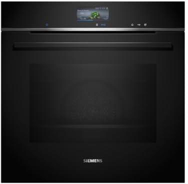 Siemens HS736G3B1 iQ700 - Forno a vapore intelligente da incasso, larghezza 59,4 cm, assistente al forno con controllo vocale, TFT-Full Touch Display Plus, cookControl Pro - Piatti ideali, cottura a