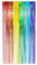 Boland 44763 - Tenda in foil arcobaleno 200 x 100 cm, decorazione per feste, carnevale o compleanni, decorazione, tenda in orpello