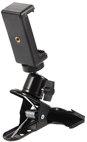TOYANDONA 360degree Guitar Phone Stand Rotation Holder for Acoustic Guitar Live Streaming Video Recording Clip for Smartphone