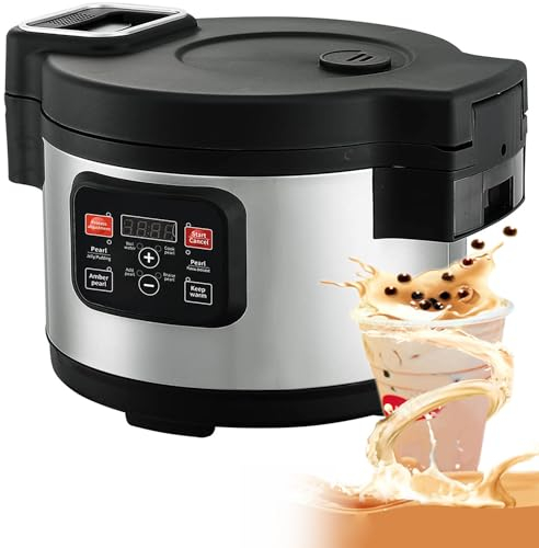 Pentola Automatica, Pentola Per Perle Commerciale Completamente Automatica, Fornello Elettrico Per Perle Di Tapioca, Fornello Per Tè Al Latte Da 9 Litri, Pentola Per Perle Di Tapioca ( Color : 12l )