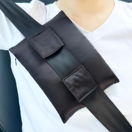 Almohada de satén Sedoso para cinturón de Seguridad, Regalo de recuperación de cirugía de corazón Abierto, marcapasos, cinturón de Seguridad, cojín Protector para Pacientes con cáncer de Mama