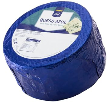 Queso Azul 5% Oveja, 2,5 Kg. Aprox. Chef – Sabor Intenso y Cremoso | Ideal para Salsas, Tapas y Recetas Gourmet | Perfecto para Fundir y Gratinar (Refrigerado)