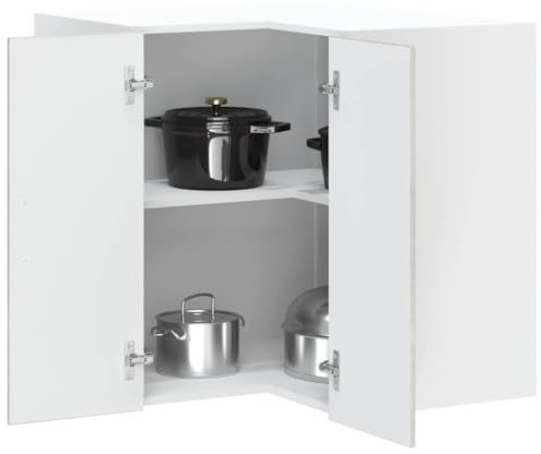 ShGaxin Armario de Cocina de Esquina de Pared Kalmar Gris hormigón, Mueble Fregadero, Mueble Baño Cocina, Modulos De Cocina, Armario Baño Cocina - 853621