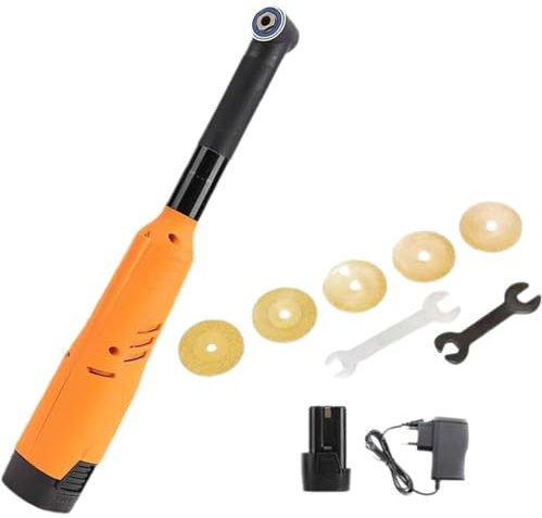 Machine Électrique Nettoyer Joints Carrelage, Nettoyeur Joints Carrelage, Vitesse : 200-18000r/min&Angle : 90 °&Speed 7-Speed Adjustment&Elbow Length : 14CM&Quick Change Chuck, pour Couper