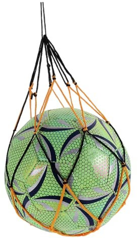 TOGEVAL Ballon De Football Fluorescent PU Résistant à Usure pour Entraînement Intérieur Et Extérieur