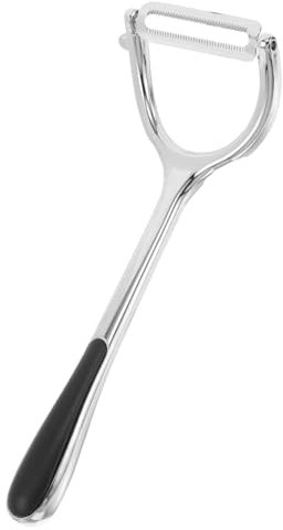 PartyKindom Pelapatate in Zinco per Verdure Manico Ergonomico Antiscivolo Design Utensile da Cucina per Frutta e