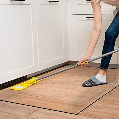 Tapete transparente para silla, tapete de PVC transparente para comida de mascotas, protector de suelo de vinilo antideslizante, fácil de limpiar, 1,5 mm/2 mm de grosor, para sillas y cuencos de
