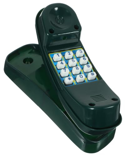 Milisten Jouet De Téléphone Portable pour Enfants avec Touches Simulées Modèle De Téléphone Educatif pour Apprentissage des Nombres Et Jeu Familial Taille Moyenne 8.07 X 3.35 X 2.56 Pouces