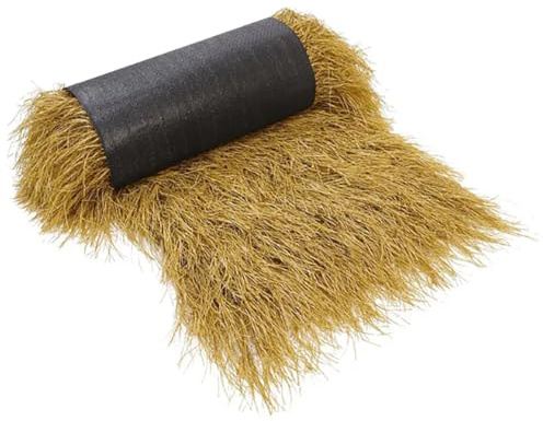 GQZJY Tetto in Paglia Artificiale, Paglia Finta per Tiki Bar Decorazione per Tetto in Erba Recinzione Impermeabile Feste Tropicali hawaiane, Capanna sulla Spiaggia Fai da Te(Size:0.5m*20m)