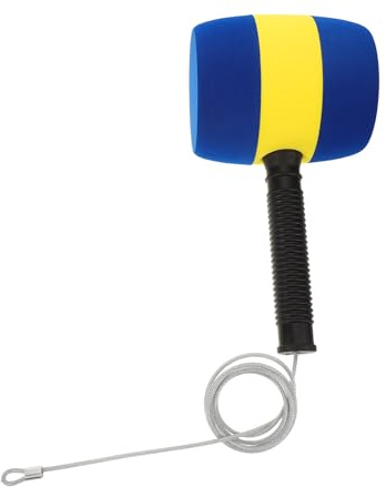 Vaguelly Marteau en Mousse Bleu pour Machine à Taper Le Jeu de Taupes | Compatibilité, Accessoire avec Attache Filaire, Facile à Transporter pour Garçon et Filles