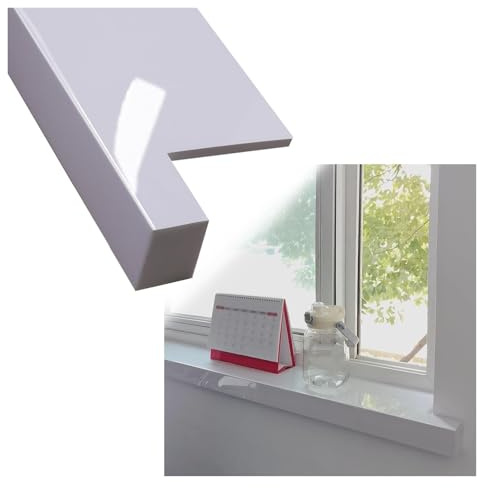 IBOWZ Remate Resistente para alféizar de Ventana salediza - Cubierta Decorativa Impermeable de 7 cm para Dormitorio, Cocina y balcón
