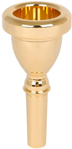 MUSISALY Tuba Mundstück 14mm aus Messing Großes Tubazubehör für Anfänger und Profis Robustes Blasinstrumenten Ersatzteil mit Passform