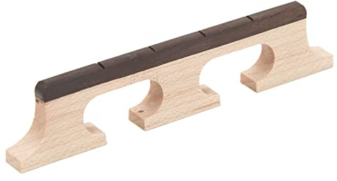 Pongnas Puente Banjo de 4 Cuerdas, Palisandro, Reemplazo de Madera de 3 Patas para Mejorar el Sonido y el Rendimiento
